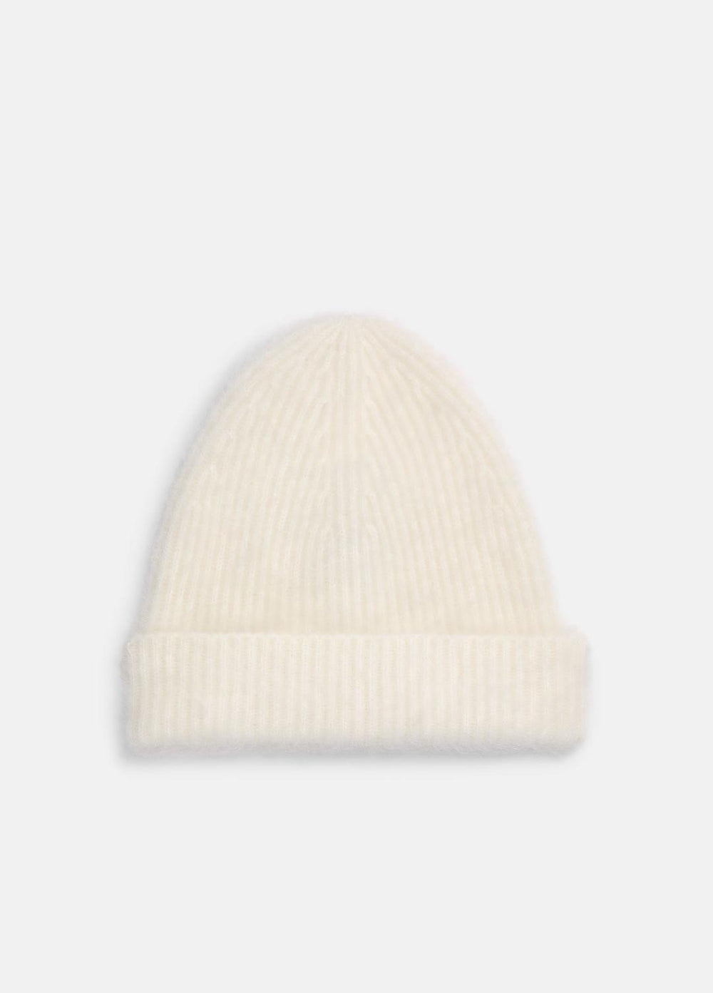 Brushed Cashmere Beanie in Scarves & Hats - IVORY | VINCE Women