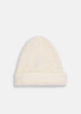 Brushed Cashmere Beanie in Scarves & Hats - IVORY | VINCE Women