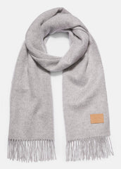 Double-Face Cashmere Scarf in Scarves & Hats - GREY | VINCE Women