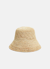 Straw Bucket Hat in Scarves & Hats - NATURAL | VINCE Women