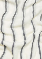 Cotton Gauze Awning Stripe Scarf in Scarves & Hats - PAPYRUS/COASTAL BLUE | VINCE Women
