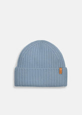 Plush Cashmere Chunky-Knit Beanie in Scarves & Hats - AMALFI BLUE | VINCE Women