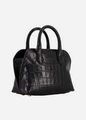 Delphine Croc-Embossed Leather Mini Bag in Matching Sets - BLACK | VINCE Women