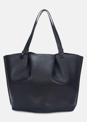 Ava Leather Tote in Handbags - BLACK | VINCE Women