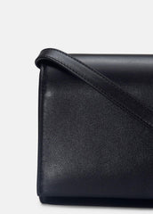 Leather Crossbody Wallet in Handbags - BLACK | VINCE Women
