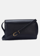 Leather Crossbody Wallet in Handbags - BLACK | VINCE Women