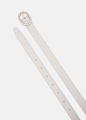 Women’s 20mm Stitched Lizard-Embossed Leather Belt in Belts - HORCHATA | VINCE Women