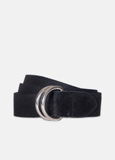 Women’s 30mm Webbing D-Ring Belt in Belts - BLACK | VINCE Women
