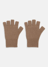 Plush Cashmere Rib-Knit Fingerless Glove in Gloves - BISCOTTI | VINCE Women