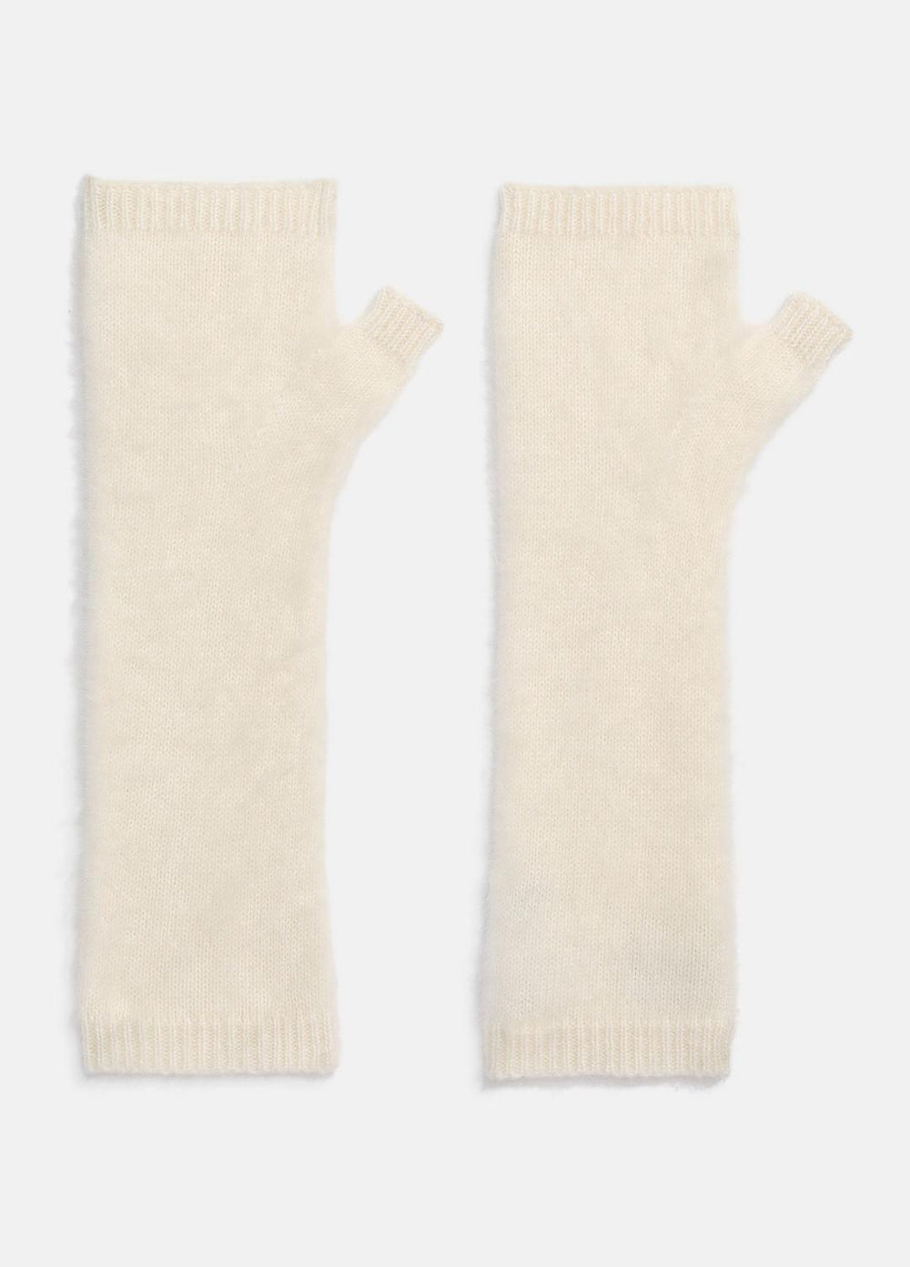 Brushed Cashmere Arm Warmers in Gloves - IVORY | VINCE Women