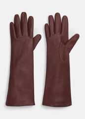 Cashmere-Lined Medium Leather Glove in Gloves - FIG | VINCE Women