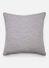 Wool and Cashmere Cardigan-Stitch Pillow in Pillows & Blankets - HEATHER GREY | VINCE Women