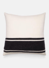 Cashmere Jersey Stripe Pillow in Pillows & Blankets - BLANC | VINCE Women