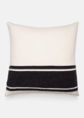 Cashmere Jersey Stripe Pillow in Pillows & Blankets - BLANC | VINCE Women