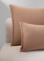 Cashmere Reverse Jersey Pillow in Pillows & Blankets - CAMEL | VINCE Women