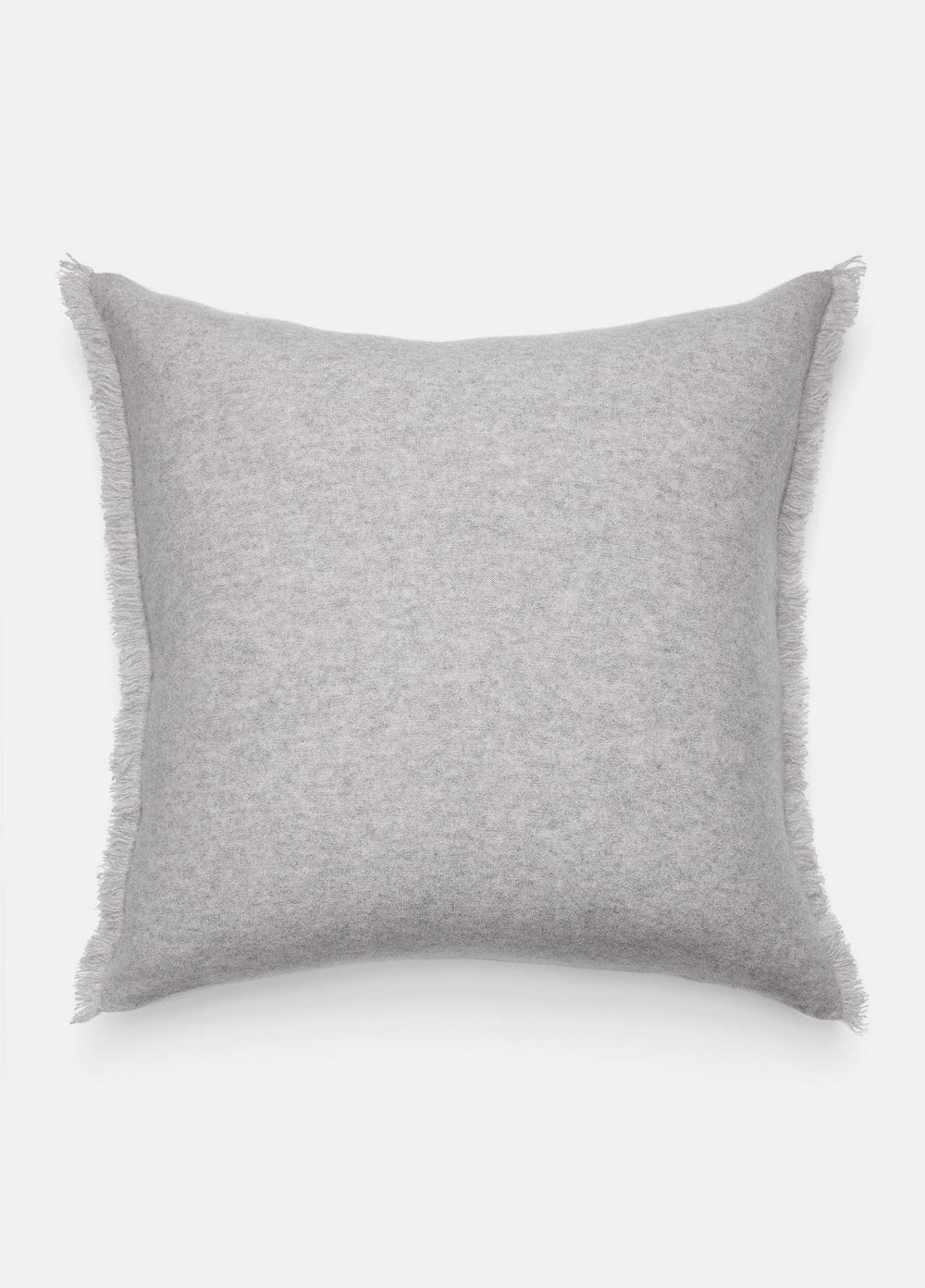 Cashmere Reverse Jersey Pillow in Pillows & Blankets - HEATHER GREY | VINCE Women