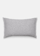 Cashmere Reverse Jersey Rectangle Pillow in Pillows & Blankets - HEATHER GREY | VINCE Women