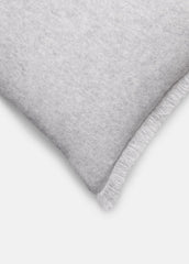 Cashmere Reverse Jersey Rectangle Pillow in Pillows & Blankets - HEATHER GREY | VINCE Women