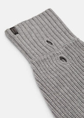 Wool and Cashmere Shaker-Stitch Dog Sweater in Dog Accessories - HEATHER GREY | VINCE Women