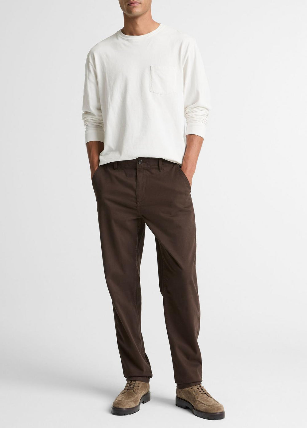 Owen Athletic Stretch-Cotton Utility Pant in Trousers - MISSION | VINCE Men