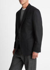 Cashmere Relaxed Sport Coat in Blazers - BLACK | VINCE Men