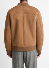 Shearling Bomber Jacket in Jackets - HIGHLAND | VINCE Men