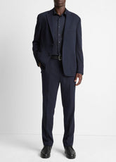 Stretch-Wool Classic Pant in Trousers - COASTAL BLUE | VINCE Men