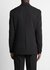Stretch-Wool Relaxed Sport Coat in Blazers - BLACK | VINCE Men
