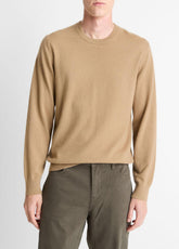 Cashmere Crew Neck Sweater in Crew Neck - CAMELETTO | VINCE Men