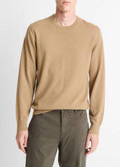 Cashmere Crew Neck Sweater in Crew Neck - CAMELETTO | VINCE Men