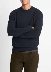 Cashmere Crew Neck Sweater in Crew Neck - COASTAL BLUE | VINCE Men