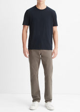 Garment Dye Cotton T-Shirt in T-Shirts & Polos - WASHED COASTAL | VINCE Men