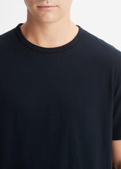 Garment Dye Cotton T-Shirt in T-Shirts & Polos - WASHED COASTAL | VINCE Men