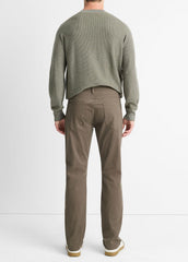 Dylan Slim 5-Pocket Peached Stretch-Cotton Pant in Trousers - FROG | VINCE Men