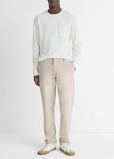 Dylan Slim Cotton Chino Pant in Trousers - CAHUENGA KHAKI | VINCE Men