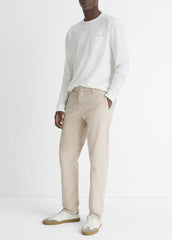 Dylan Slim Cotton Chino Pant in Trousers - CAHUENGA KHAKI | VINCE Men