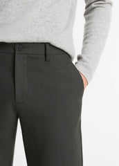 Owen Athletic Wool Suiting Pant in Trousers - BLACK | VINCE Men