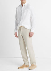 Lightweight Hemp Pant in Trousers - PUMICE ROCK | VINCE Men