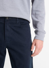 Dylan Slim 5-Pocket Peached Stretch-Cotton Pant in Trousers - COASTAL BLUE | VINCE Men