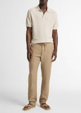 Lightweight Hemp Pant in Trousers - TEAK | VINCE Men