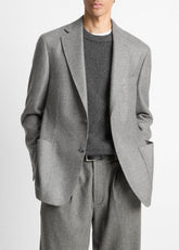 Houndstooth Cashmere Relaxed Sport Coat in Blazers - GREY/BROWN | VINCE Men