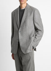 Houndstooth Cashmere Relaxed Sport Coat in Blazers - GREY/BROWN | VINCE Men