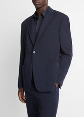 Stretch-Wool Relaxed Sport Coat in Blazers - COASTAL BLUE | VINCE Men