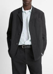 Tailored Utility Blazer in Blazers - BLACK | VINCE Men