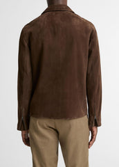 Suede Moto Jacket in Jackets - ESPRESSO | VINCE Men