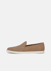Sonoma Woven Suede Loafer in Loafers - NEW CAMEL | VINCE Men