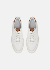Peyton Leather Lace-Up Sneaker in Sneakers - CHALK WHITE | VINCE Men