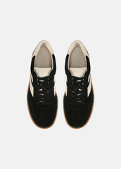 Oasis Leather Sneaker in Sneakers - BLACK | VINCE Men