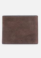Suede Bifold Wallet in Bags - CHOCOLATE | VINCE Men