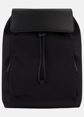 Drayton Nylon Flap Backpack in Bags - BLACK | VINCE Men